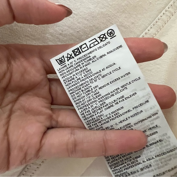 MM6 Maison Margiela SSENSE exclusive Off-white denim jacket - Picture 4 of 8